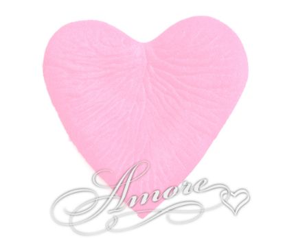 Picture of Silk Rose Petals Heart Shape Pink